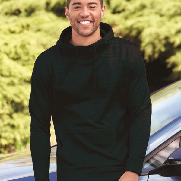 Odyssey Striped Performance Fleece Hooded Sweatshirt Thumbnail