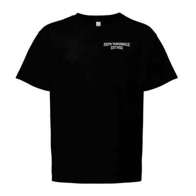 Church Logo (White Text) - Softstyle® Youth T-Shirt Thumbnail