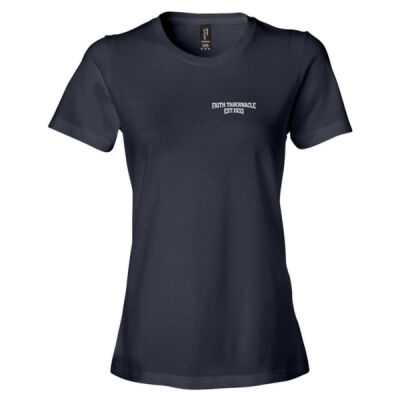 Church Logo (White Text) - Softstyle® Women’s Lightweight T-Shirt Thumbnail